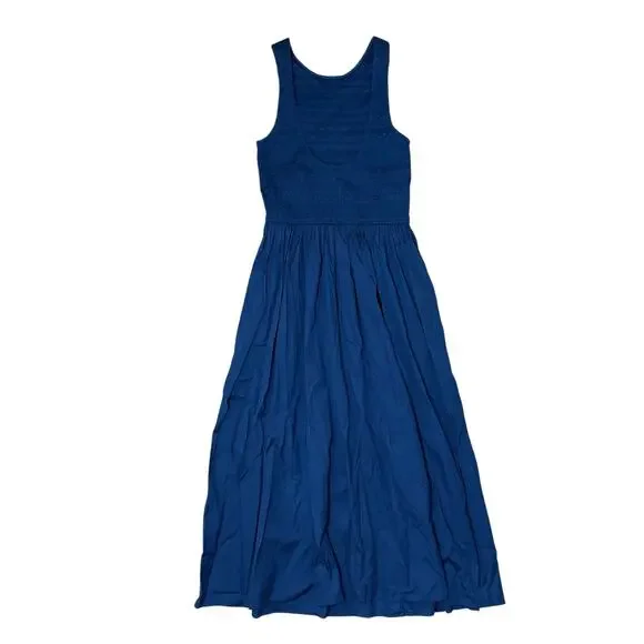 Madewell Blue Midi Dress - Picture 7 of 9